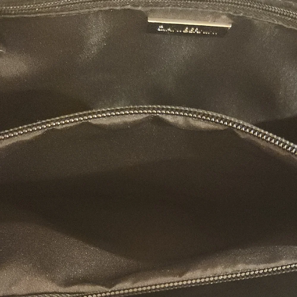 Elegant Navy and Tan Handbag